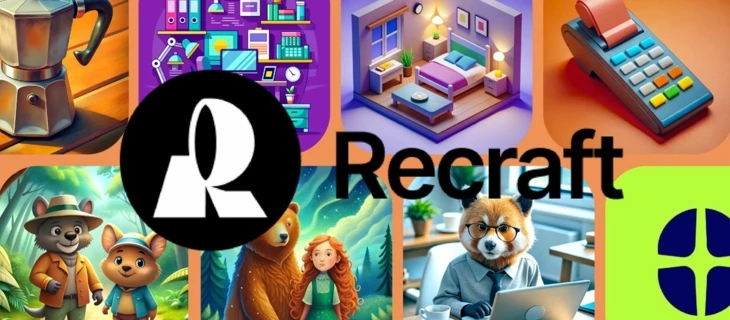 El logotipo de Recraft.ai