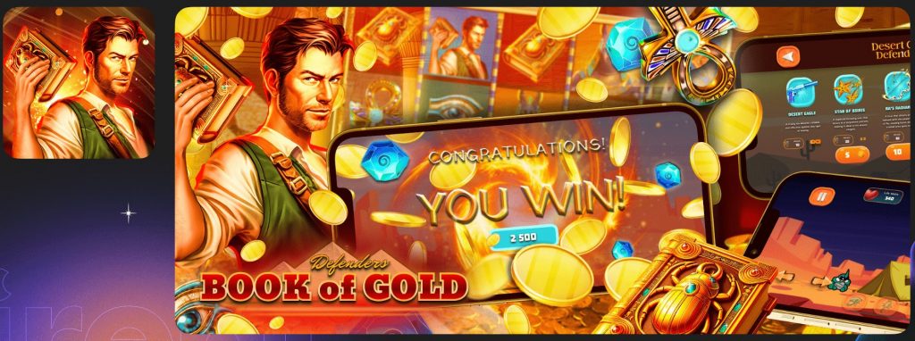 El juego "Book of Gold"