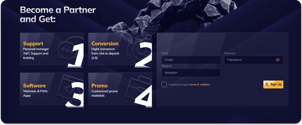el registro en Valor.Partners