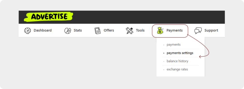 Configuración de pago